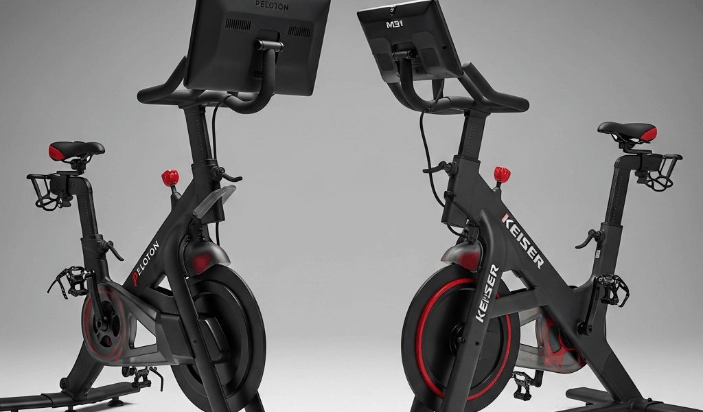 Professional photograph related to: Peloton vs Keiser M3i — Which Indoor Bike Is Worth the Money?. H
