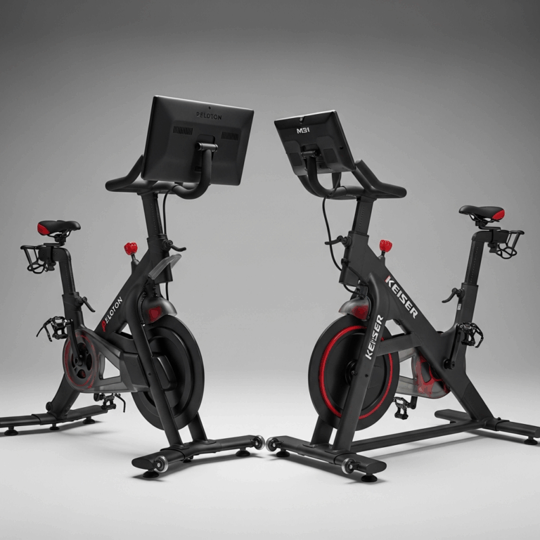 Professional photograph related to: Peloton vs Keiser M3i — Which Indoor Bike Is Worth the Money?. H